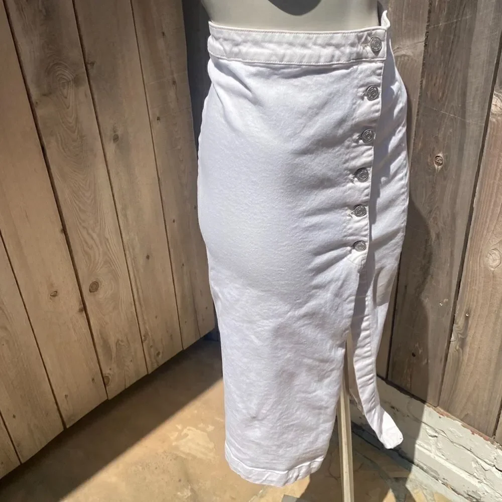 Free People Women's Jasmine Button Midi Skirt size 2